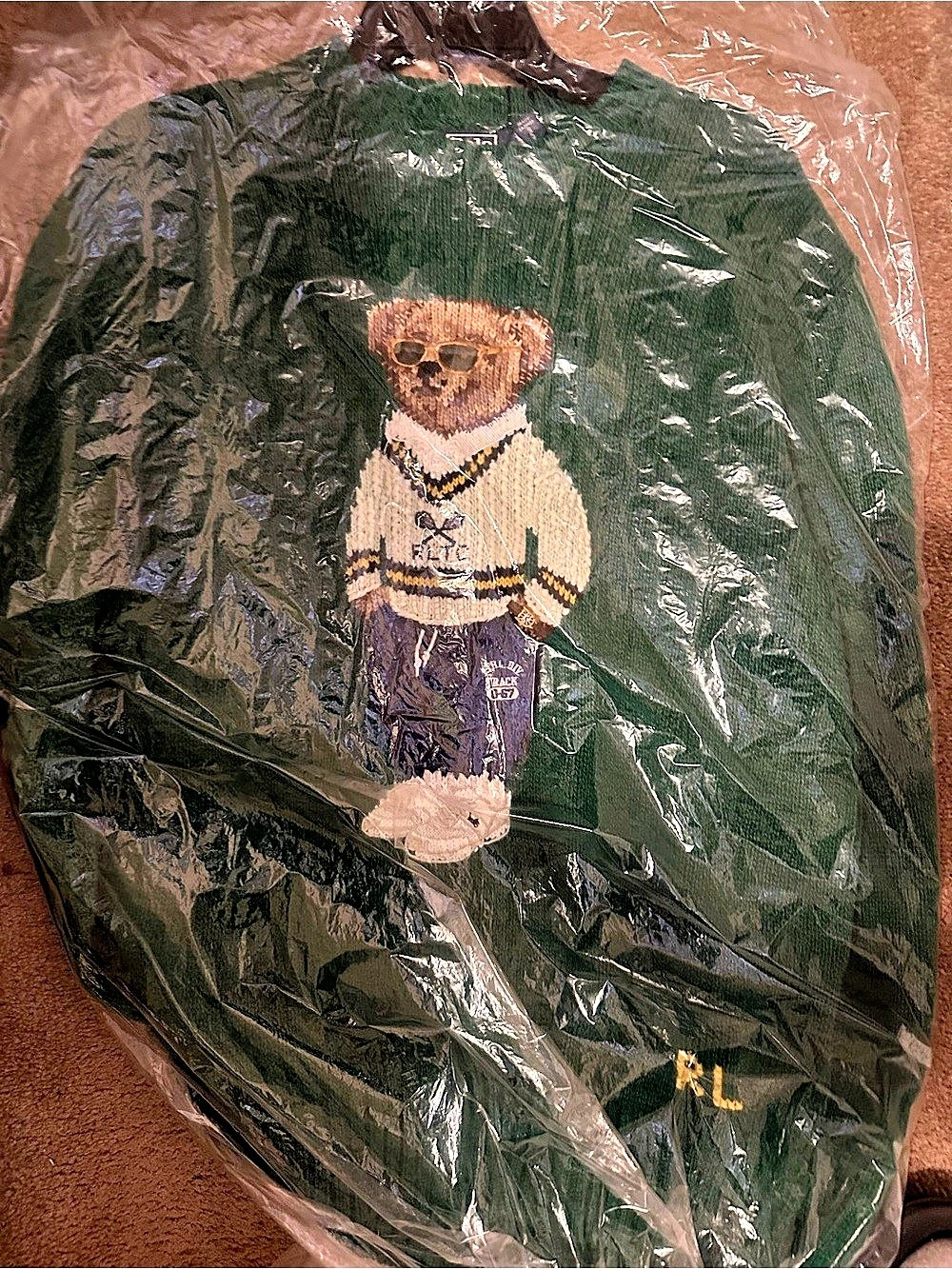 Polo by Ralph Lauren Polo Bear Green Crewneck NWT